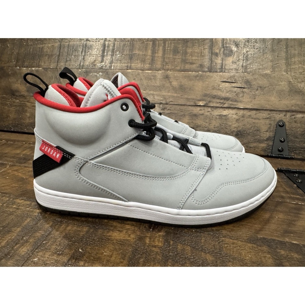 Nike Jordan Fadeaway Wolf Grey University Red White AO1329-060 Mens Size 10.5